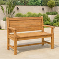 Panca da Giardino in Legno Massello di Acacia