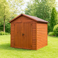 Capanno da Giardino in Legno di Abete 180x120x210 cm Marrone
