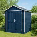 Capannone da Giardino in PVC Blu 200x180x190 cm